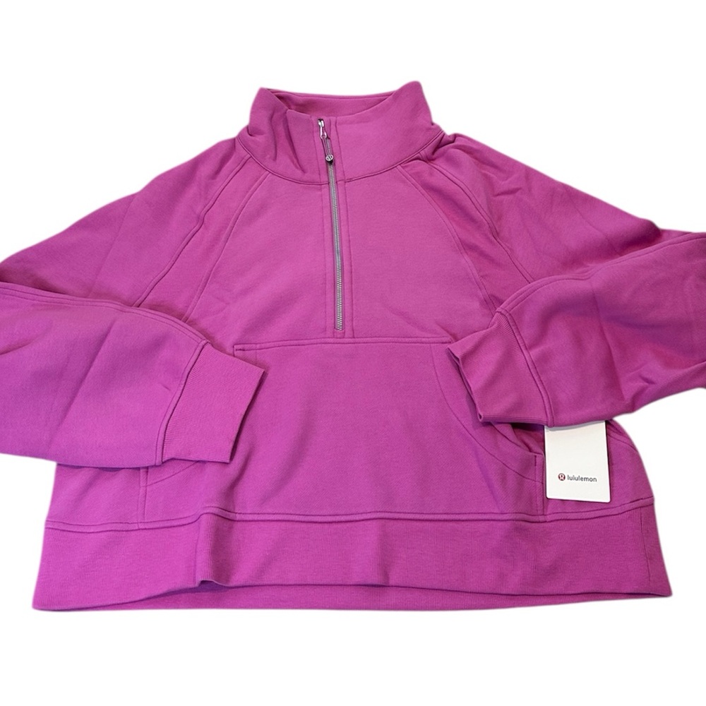 Lululemon Scuba Hoodie Size XL/XXL NWT Pink Pow Tone Oversized Funnel Neck Rare